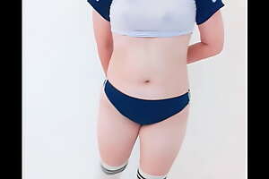 Do you opposite number Japanese Gym Uniform (Full peel 12min 31 sec)