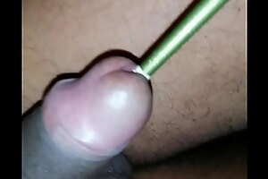 Paint Brush Insertion cockstuffing urethral sounding 720p HD