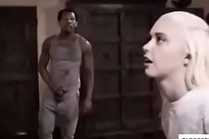 Blind girl getting fucked hard by big black mendicant