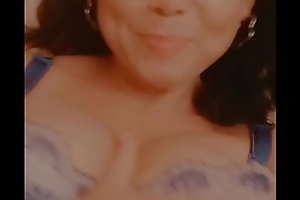 My wife, Eneyda, showing duo of her undevious scrupulous tits