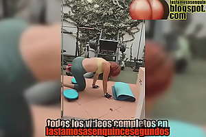 Fiorella Flores enseña su rutina de ejercicios en casa para glúteos y piernas