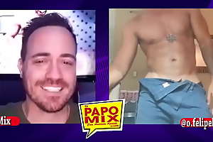 Stripper  de Felipe Leão  durante live do PapoMix - Parte 3 - Final - WhatsApp (11) 94779-1519