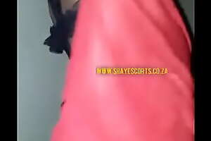 South African Ebony Teen Striptease